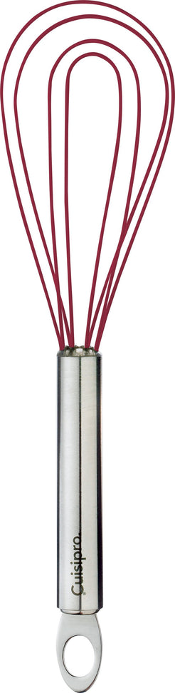 Cuisipro - 8" Red Silicone Flat Whisk (4 Wires) - 74696805