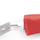 Cuisipro - 9" Stainless Steel Red Flexible Offset Spatula - 747169