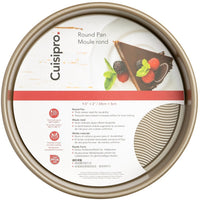 Cuisipro - 9.5" Carbon Steel Round Baking Pan - 746262