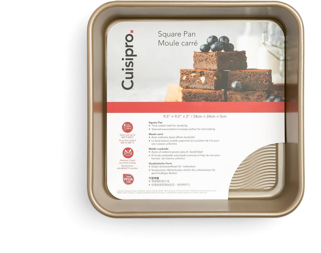 Cuisipro - 9.5" Carbon Steel Square Baking Pan- 746265