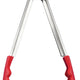 Cuisipro - 9.5" Red Silicone Locking Tongs - 74708605