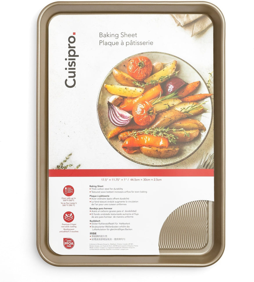 Cuisipro - 9.5" x 13.5" Carbon Steel Baking Sheet - 746276