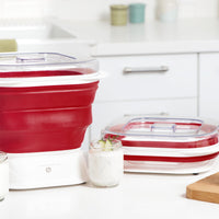 Cuisipro - 9.7"x11"x6" Red Collapsible Yogurt Maker - 74735505 - DISCONTINUED