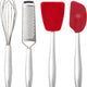 Cuisipro - PICCOLO Red Baking Set (Grater, Whisk, Spatula, Turner) - 747380