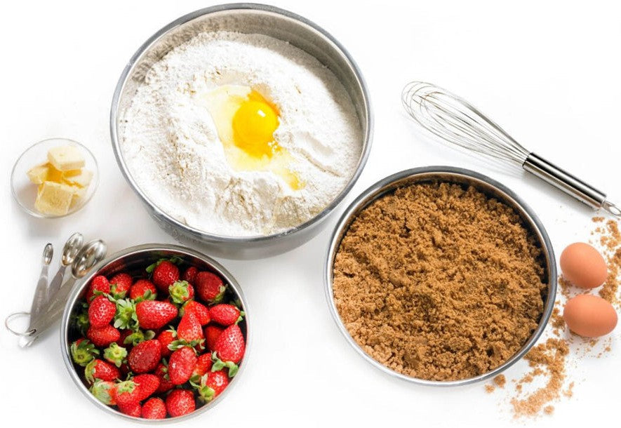 Cuisipro - Pack of 3 Stainless Steel Mixing Bowls - 747390