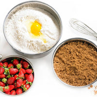 Cuisipro - Pack of 3 Stainless Steel Mixing Bowls - 747390