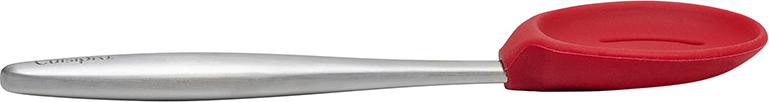 Cuisipro - Piccolo 8" Red Silicone Slotted Spoon - 74737705