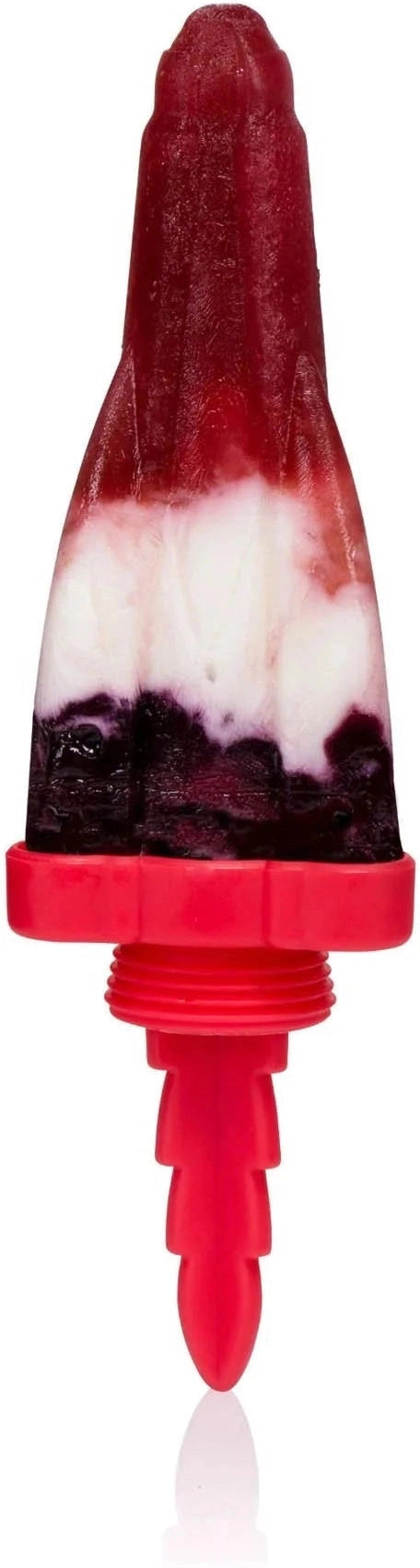 Cuisipro - Snap-Fit 2 Oz Red Rocket Pop Molds, Pack of 6 - 837455