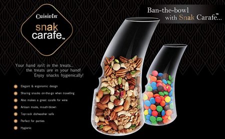 Cuisivin - 10 Oz Snak Carafe Small Gift Tube (296ml) - 8124