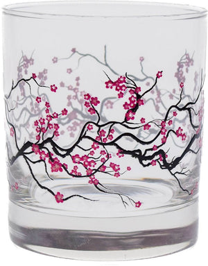 Cuisivin - 10.25 Oz Designed Glassware Cherry Blossom Tumbler, 6pk BB - 8821CB