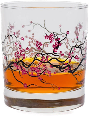Cuisivin - 10.25 Oz Designed Glassware Cherry Blossom Tumbler, 6pk BB - 8821CB