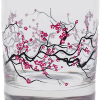 Cuisivin - 10.25 Oz Designed Glassware Cherry Blossom Tumbler, Pack of 6 BB - 8821CB