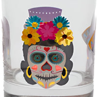 Cuisivin - 10.25 Oz Designed Glassware Day of the Dead Tumbler, Pack of 6 BB - 8821DOD