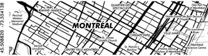 Cuisivin - 10.8 Oz Montreal Map Whisky Glass, Set Of 6 - 8470MONT.BK