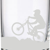 Cuisivin - 10.8 Oz Mountain Biker Whisky Glass, Pack of 6 - 8470BIKE