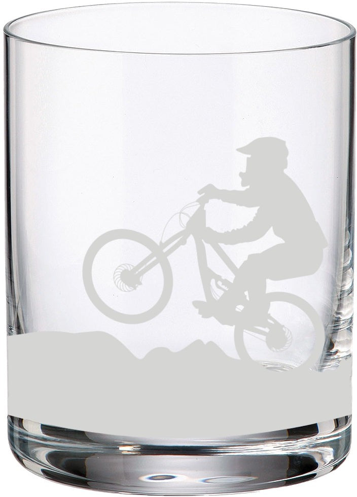 Cuisivin - 10.8 Oz Mountain Biker Whisky Glass, Pack of 6 - 8470BIKE
