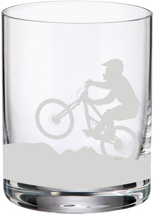 Cuisivin - 10.8 Oz Mountain Biker Whisky Glass, Set Of 6 - 8470BIKE
