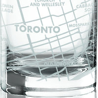 Cuisivin - 10.8 Oz Toronto Map Whisky Glass, Pack of 6 - 8470TOR.BK