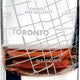 Cuisivin - 10.8 Oz Toronto Map Whisky Glass, Set Of 6 - 8470TOR.BK