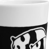 Cuisivin - 11.8 Oz Black Velour Panda Porcelain Mug - 6601VPAN