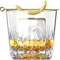 Cuisivin - 12 Oz Glassware Matter Flow Double Rock Cocktail Glass, Pack of 6 BB - 8826