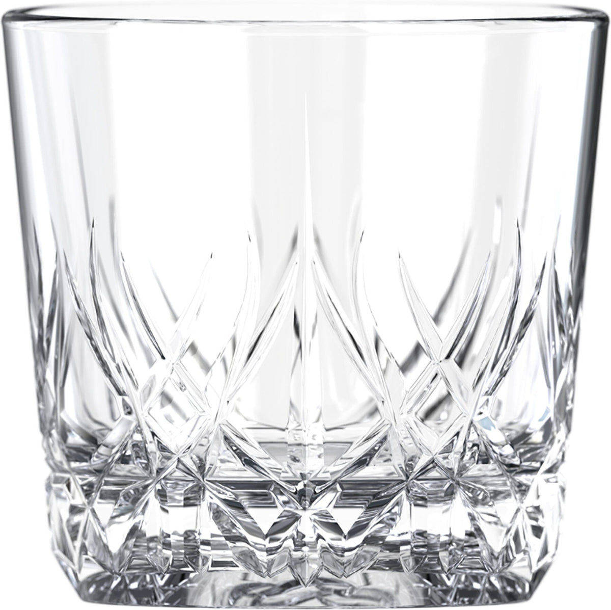 Cuisivin - 12 Oz Glassware Matter Flow Double Rock Cocktail Glass, Pack of 6 BB - 8826