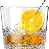 Cuisivin - 12 Oz Glassware Matter Fresh Double Rock Cocktail Glass, Pack of 6 BB - 8827