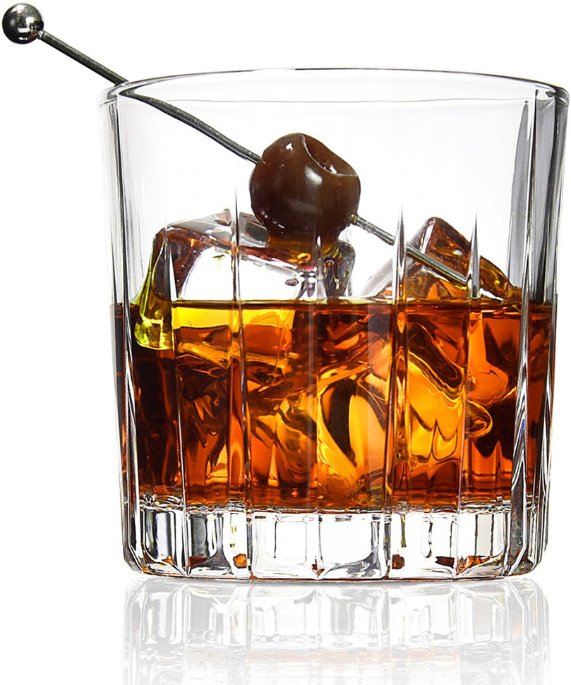 Cuisivin - 12.25 oz 4 DOF Glendale Whiskey Glass Set, Pack of 4 - 8380