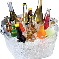 Cuisivin - 14 Liters Clear Chill Beverage Party Tub - 5905