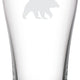 Cuisivin - 15 Oz Bear Print Beer Glass, Set Of 6 - 8802ANM.BEAR