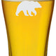Cuisivin - 15 Oz Bear Print Beer Glass, Set Of 6 - 8802ANM.BEAR