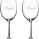 Cuisivin - 15.25 Oz Bride & Bride Red Wine Glasses, Set of 2 - 8462B