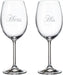 Cuisivin - 15.25 Oz His & Hers Wine Glass, Set Of 2 - 8462HH