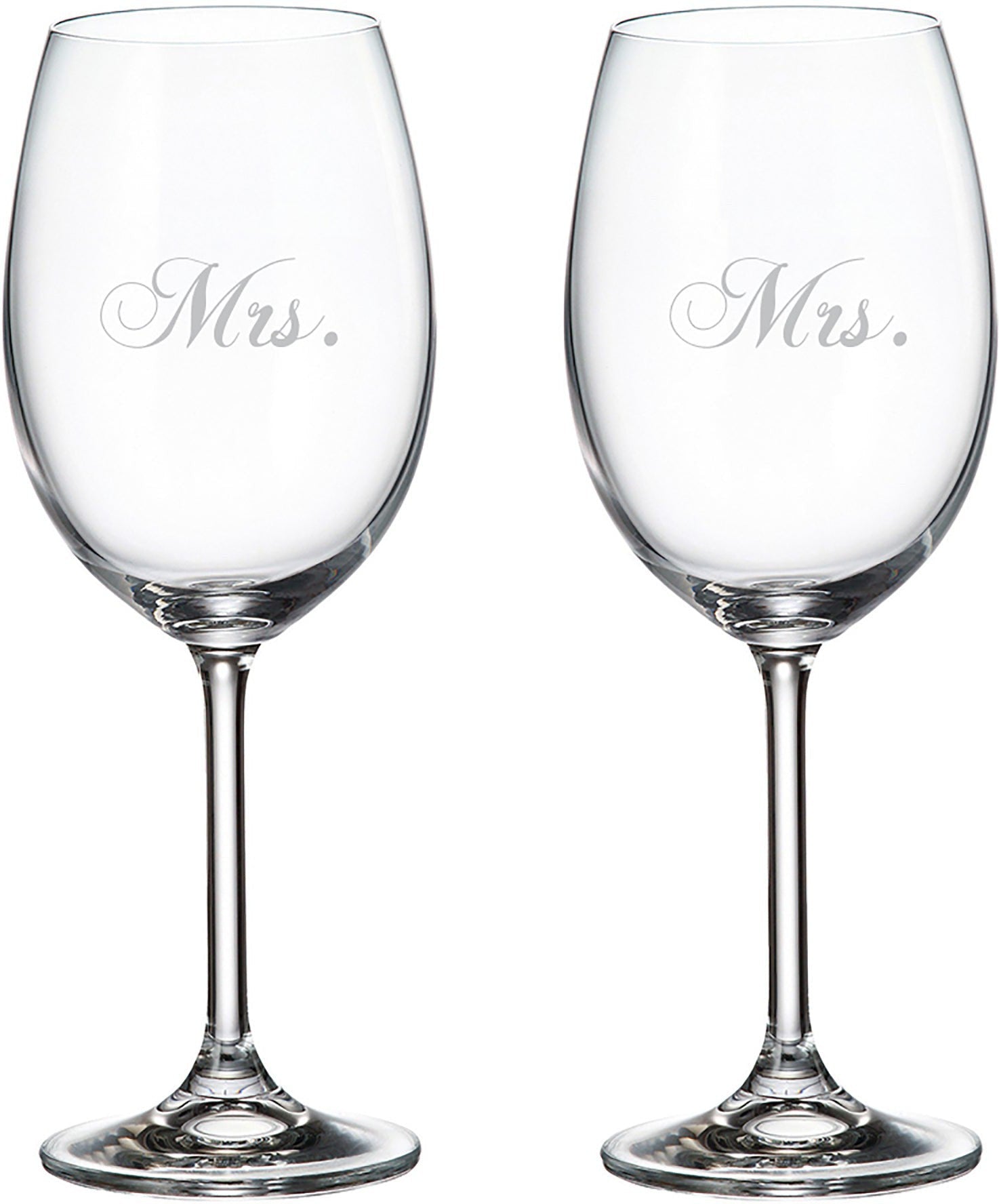 Cuisivin - 15.25 Oz Mr. & Mr. Red Wine Glasses, Set Of 2 - 8462MRS