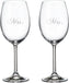 Cuisivin - 15.25 Oz Mr. & Mr. Red Wine Glasses, Set Of 2 - 8462MR