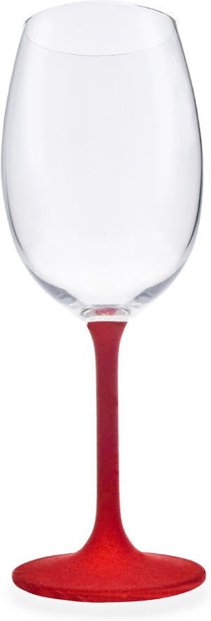 Cuisivin - 15.25 Oz Velour Red Stem Wine Glass, Set Of 2 - 8462VRD