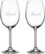 Cuisivin - 15.25 oz Bride & Bride Red Wine Glasses, Pack of 2 - 8462B