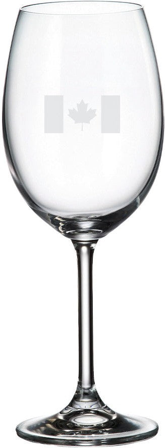 Cuisivin - 15.25 oz Canada Print Wine Glass, Pack of 6 - 8462CAN