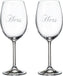 Cuisivin - 15.25 oz Hers & Hers Red Wine Glasses, Pack of 2 - 8462HERS