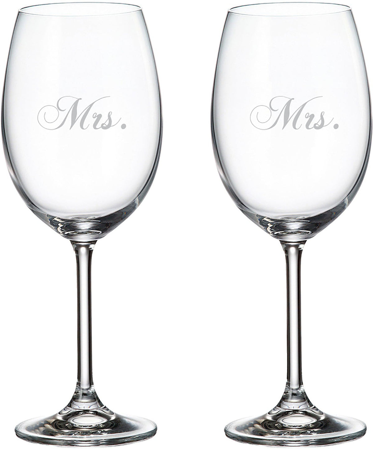 Cuisivin - 15.25 oz Mr. & Mr. Red Wine Glasses, Pack of 2 - 8462MRS