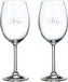 Cuisivin - 15.25 oz Mr. & Mr. Red Wine Glasses, Pack of 2 - 8462MR