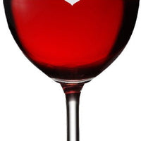 Cuisivin - 15.25 oz Stag Print Red Wine Glass, Pack of 6 - 8462ANM.STAG