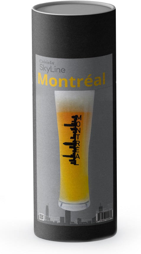Cuisivin - 16.9 Oz Skyline Montreal Beer Glass - 8621MONT