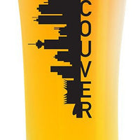 Cuisivin - 16.9 Oz Skyline Vancouver Beer Glass with Tube - 8621VAN