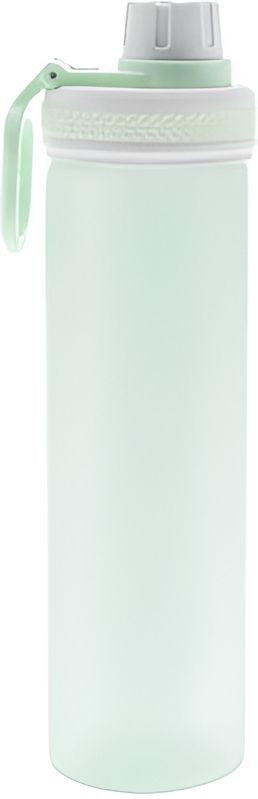 Cuisivin - 18.5 Oz PuroAqua Seafoam Green Glass Water Bottle, (550ml) - 8141
