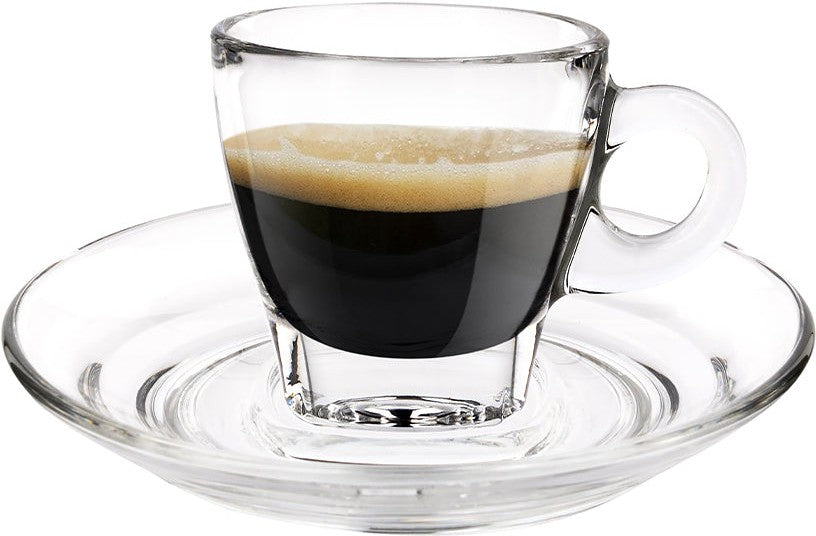 Cuisivin - 2.5 oz Cuisivin Caffe Espresso, Pack of 2 Cups & 2 Saucers - 8700