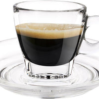 Cuisivin - 2.5 oz Cuisivin Caffe Espresso, Pack of 2 Cups & 2 Saucers - 8700