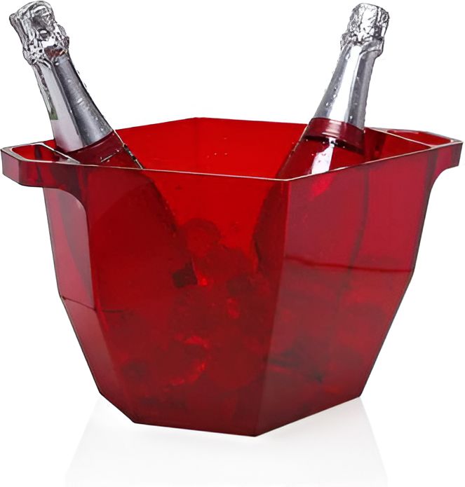 Cuisivin - 7 Liter Red Chill Beverage Party Tub - 5903