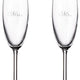 Cuisivin - 7.5 Oz Mr. & Mrs. Champagne Flute Glass, Set Of 2 - 8465MM