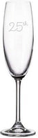 Cuisivin - 7.5 oz 25th Anniversary Flute Glass, Pack of 2 - 8465AN25